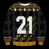 DivesArt - Personliga Team Msby Black Jackals Christmas Unisex Wool Sweater - Ugly Christmas Sweater